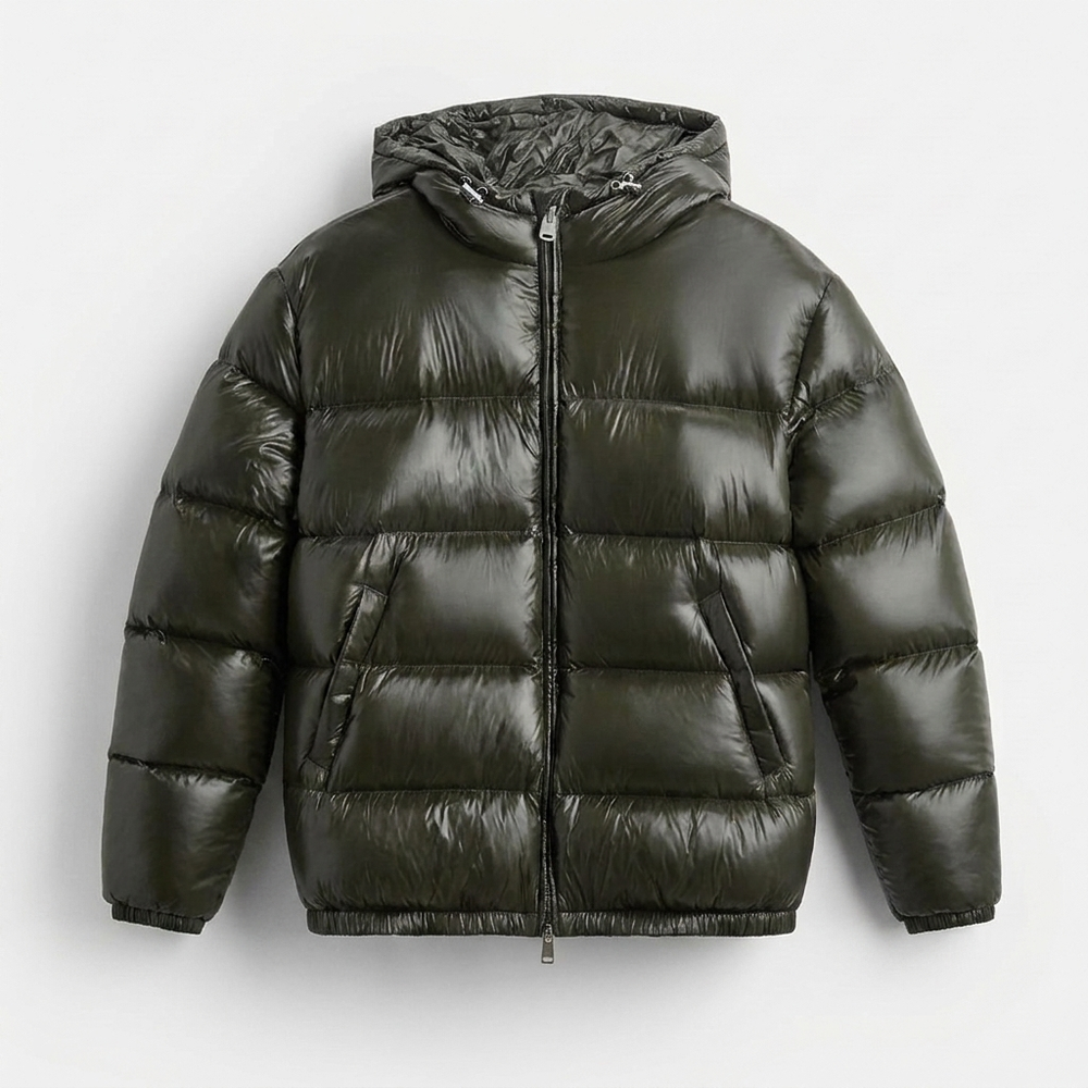 Women's Quilted Puffer Jacket Water-Repellent Full-Zip Coat 2