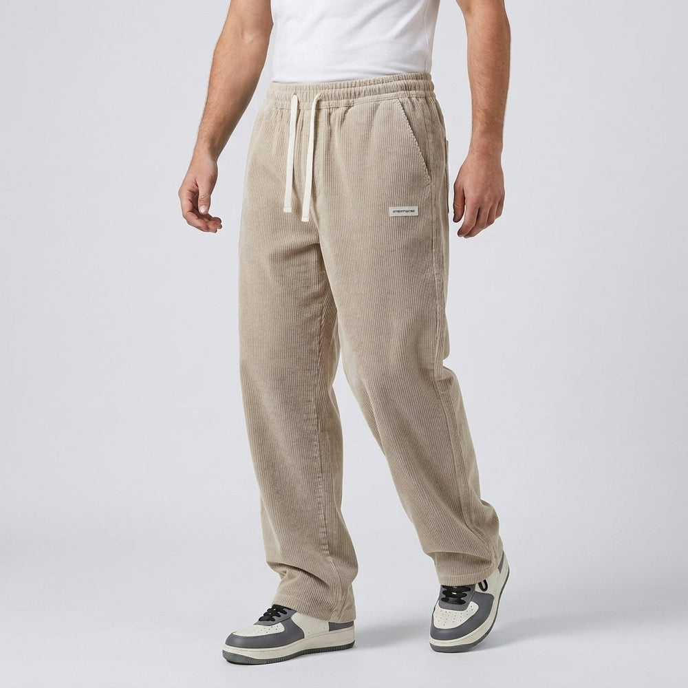 Men's Loose Fit Trousers | Straight-Leg Comfort & Practical Pockets 2