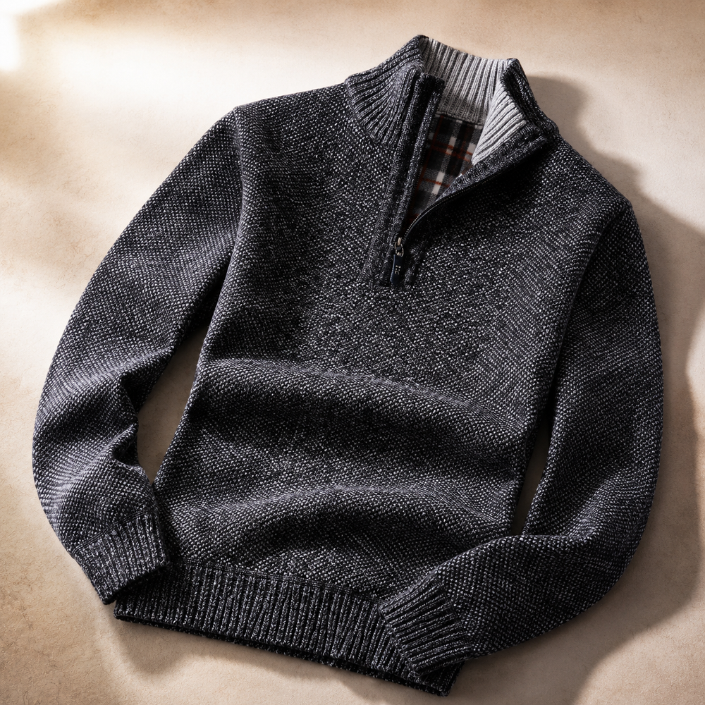 Men's Half-Zip Jumper | Draft-Sealing & Machine Washable 2