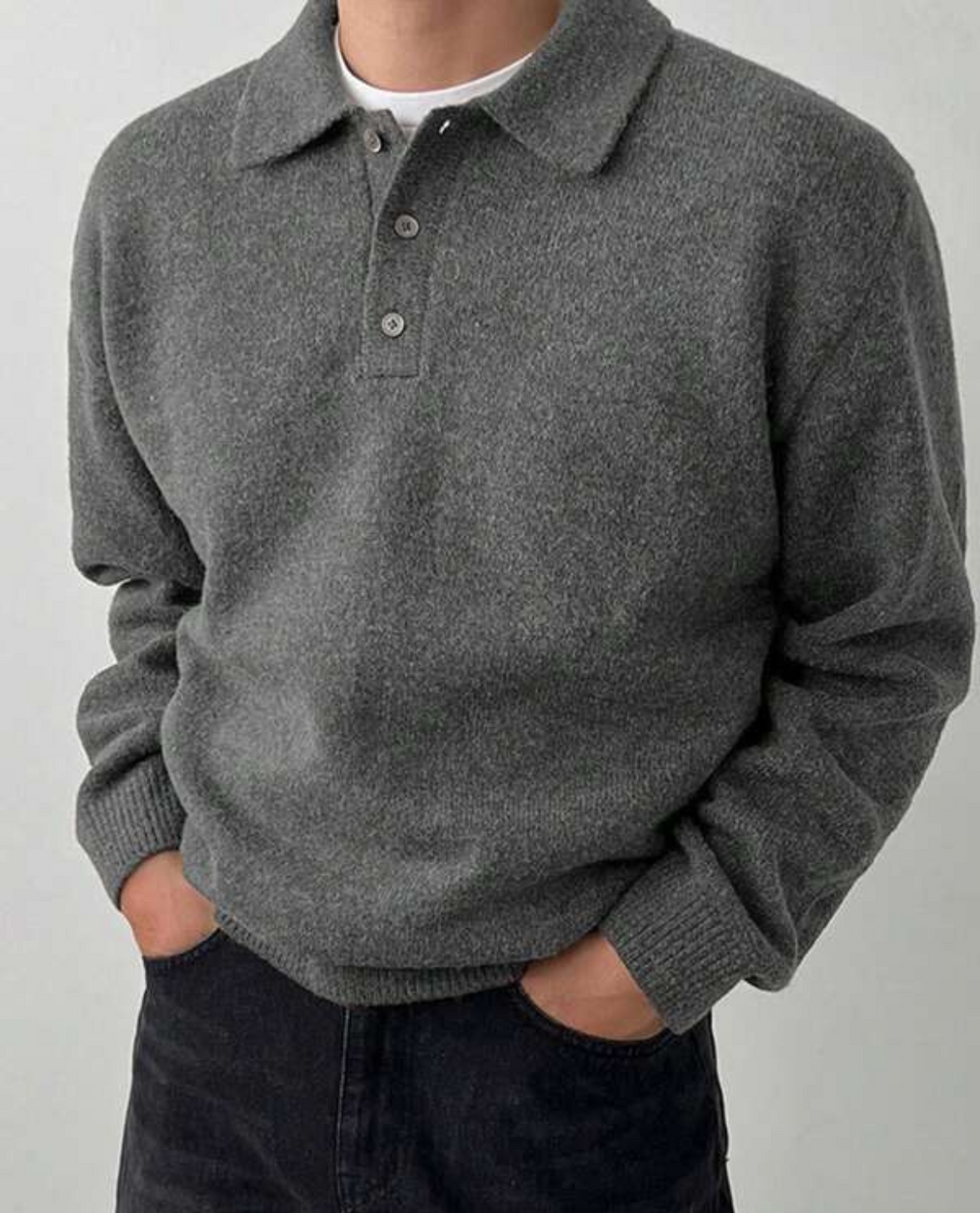 Women's Polo Knit Sweater | Lightweight Warmth & Versatile Style 2