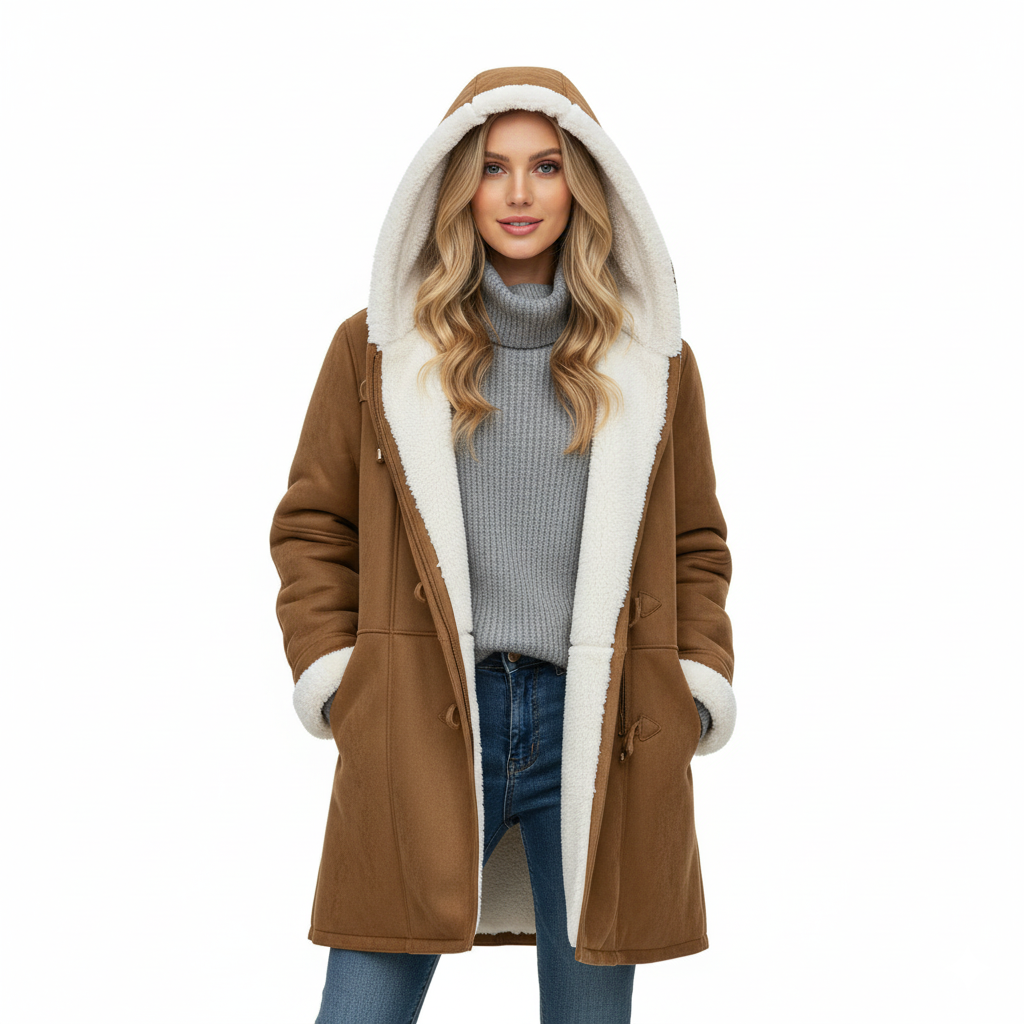 Comfort Brown Jacket for Women – Stylish &amp; Warm Winter Coat Caliboot