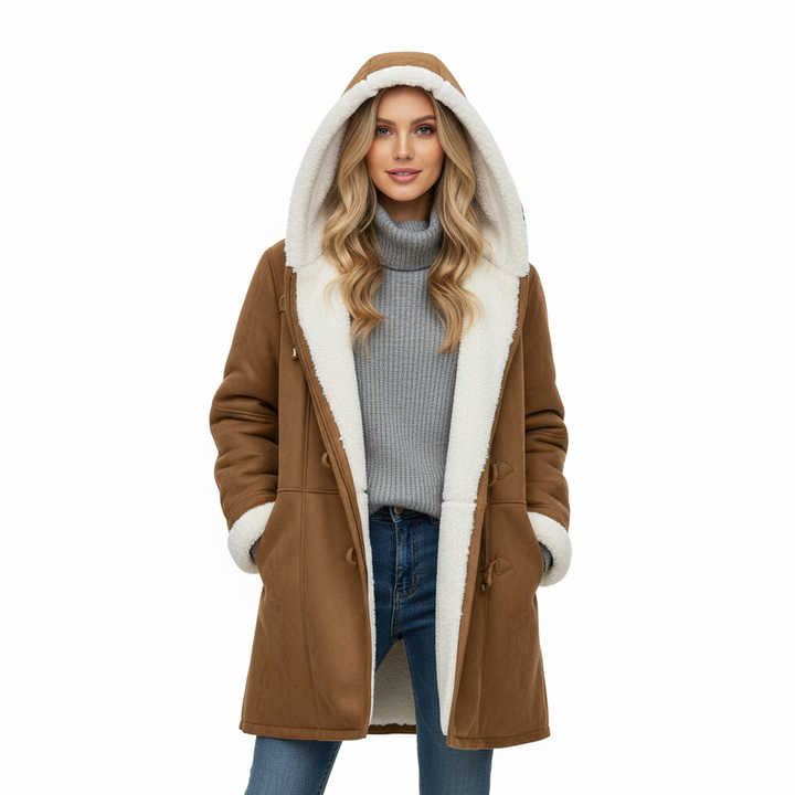 Comfort Brown Jacket for Women – Stylish &amp; Warm Winter Coat Caliboot