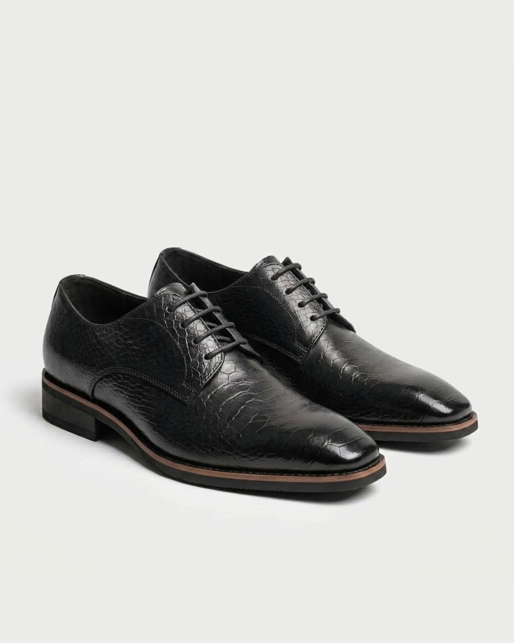 Men's Derby Shoes Open-Lace Cushioned Comfort Smart Casual 2