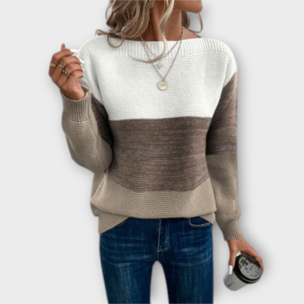 Women's Patchwork Jumper | Relaxed Fit & All-Day Comfort 2