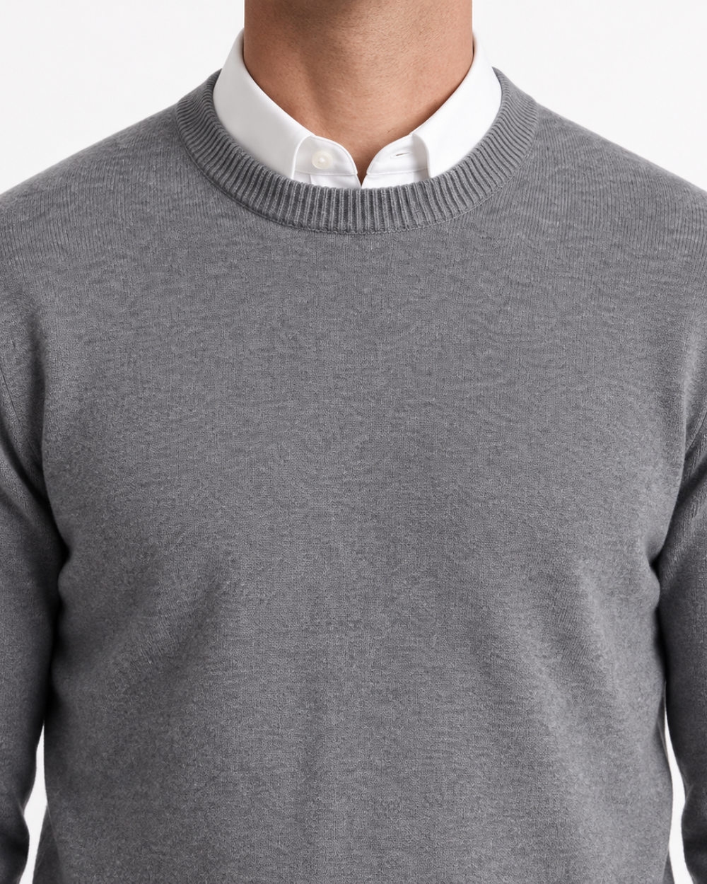 Men's Crew Neck Sweater | Lightweight & Breathable Comfort 2
