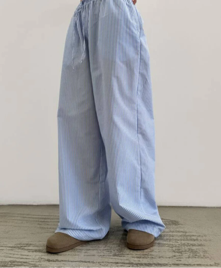 Women's Striped Trousers | Relaxed Fit & All-Day Comfort 2