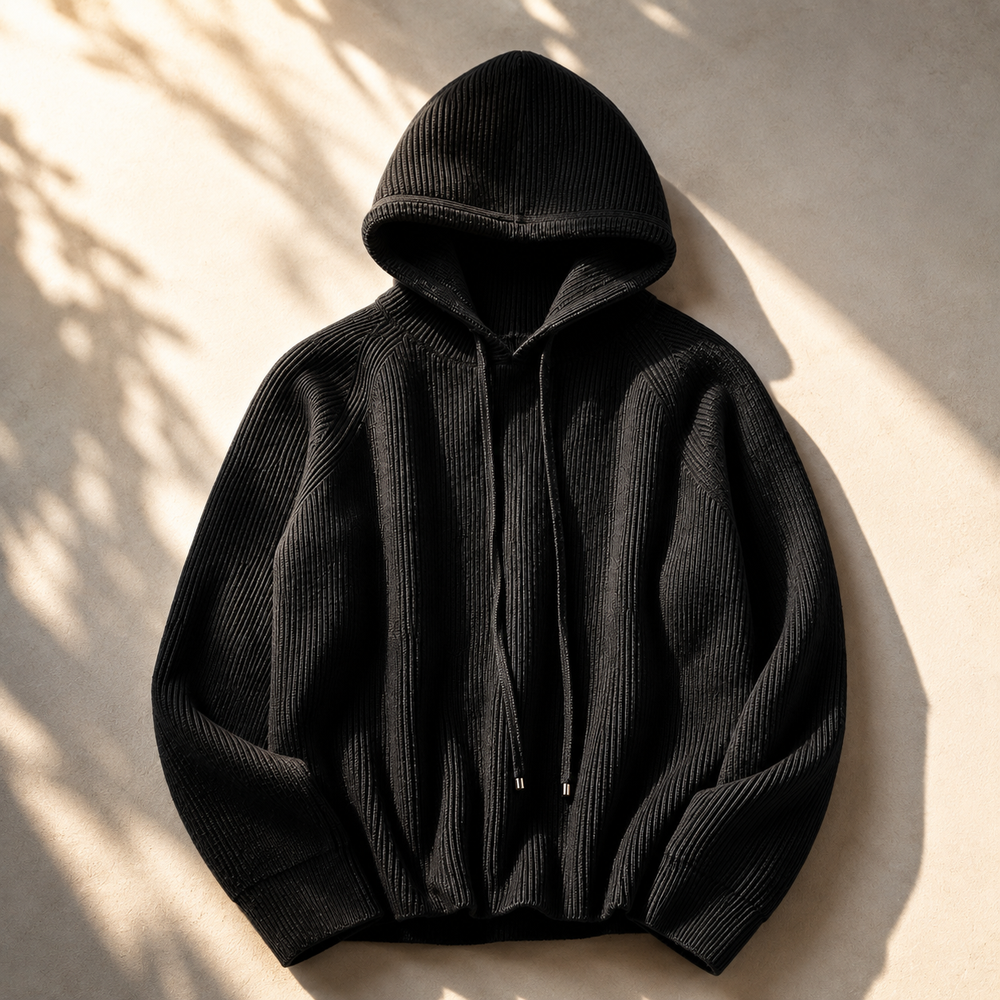Women's Knit Hoodie | Ribbed & Warm 2