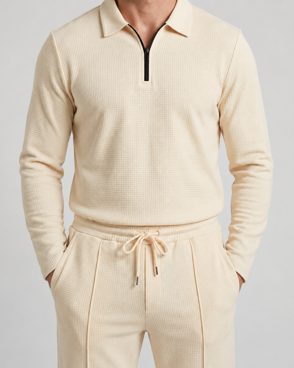 Men's Two-Piece Leisure Set | Matching Top & Trousers 2