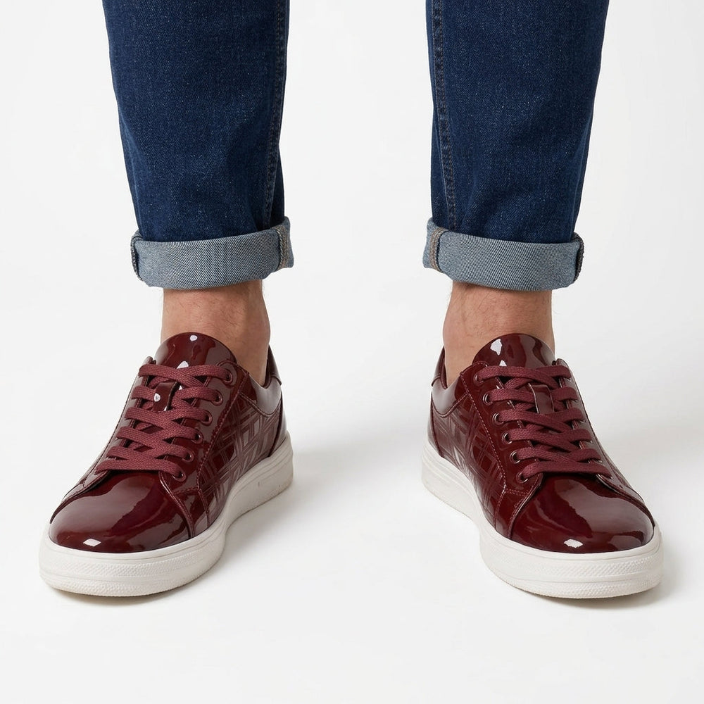 Men's Glossy Sneakers | Smart Casual & Comfortable 2