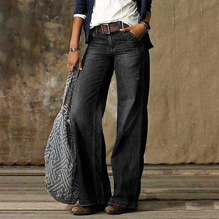 Baggy Jeans Women | High-Waisted Wide-Leg &amp; Vintage Wash Design