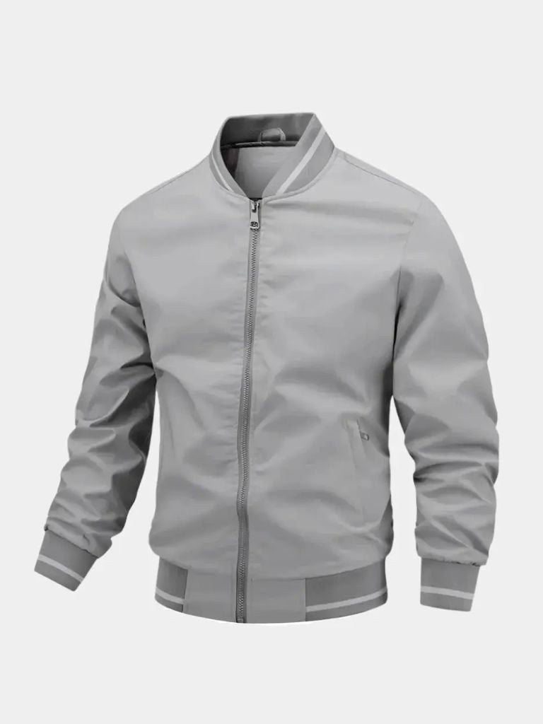 Casual Baseball Bomber Jacket - Cross &amp; Crown - Cross &amp; Crown