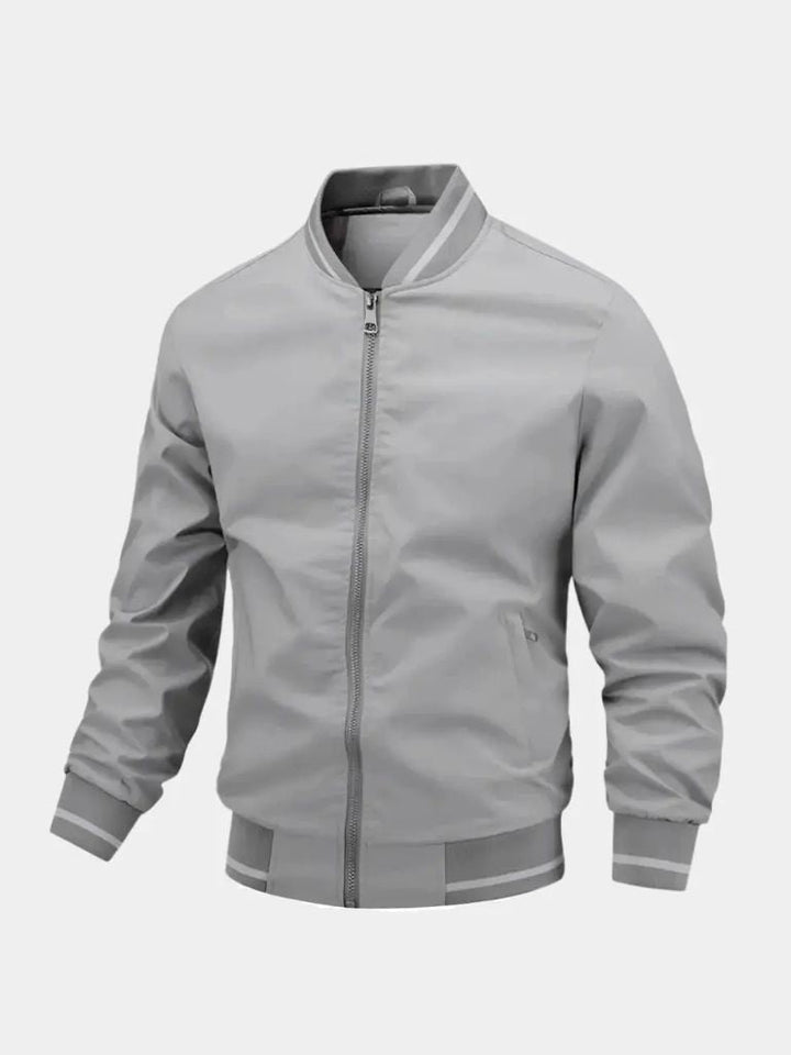 Casual Baseball Bomber Jacket - Cross &amp; Crown - Cross &amp; Crown