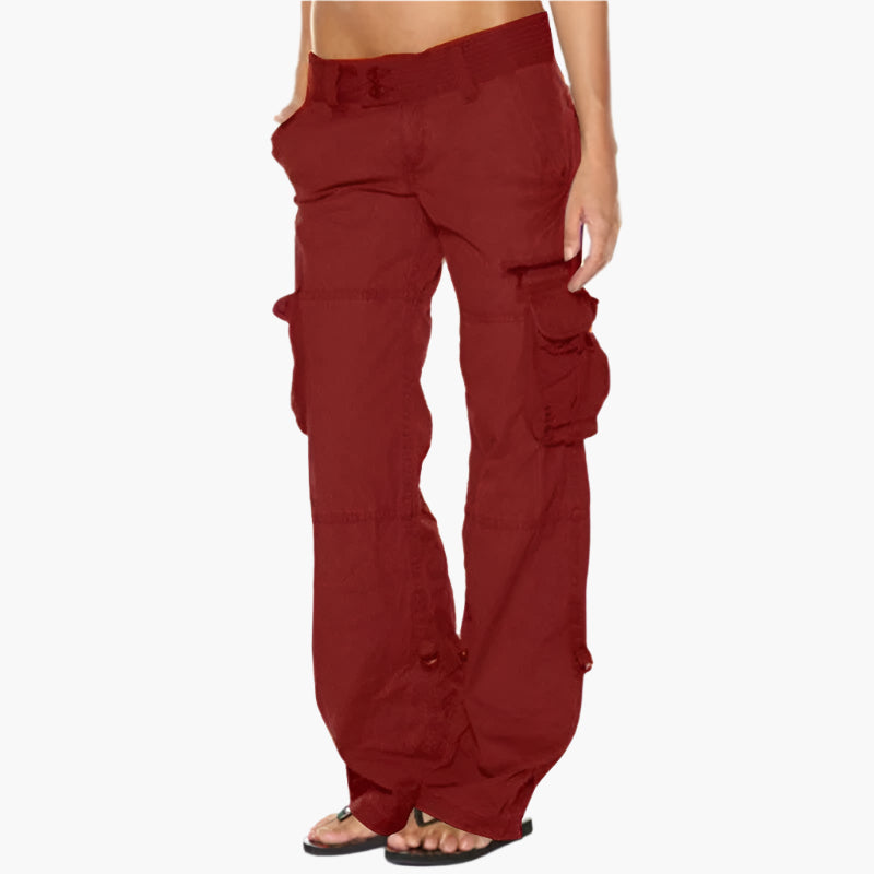 Cargo Trousers Women | Multi-Pocket & Relaxed Street Style Fit