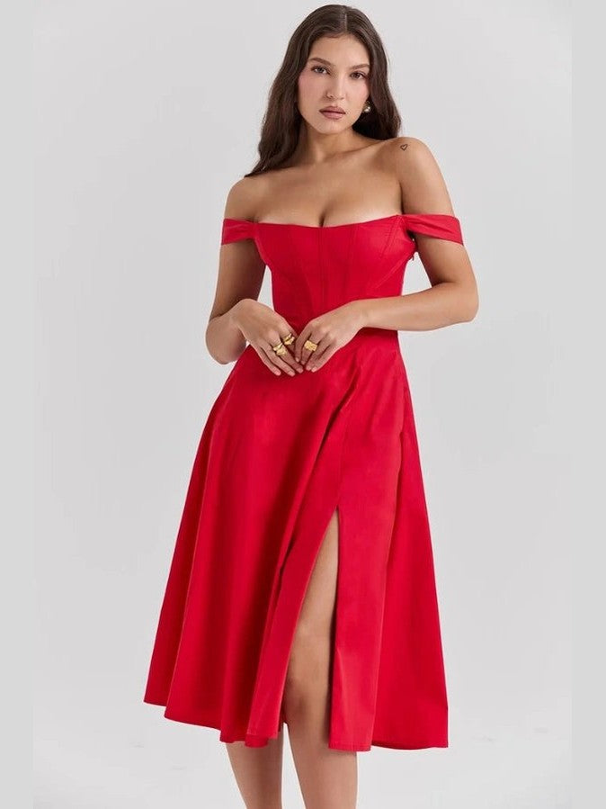 Ella | Elegant Black Maxi Dress for Women
