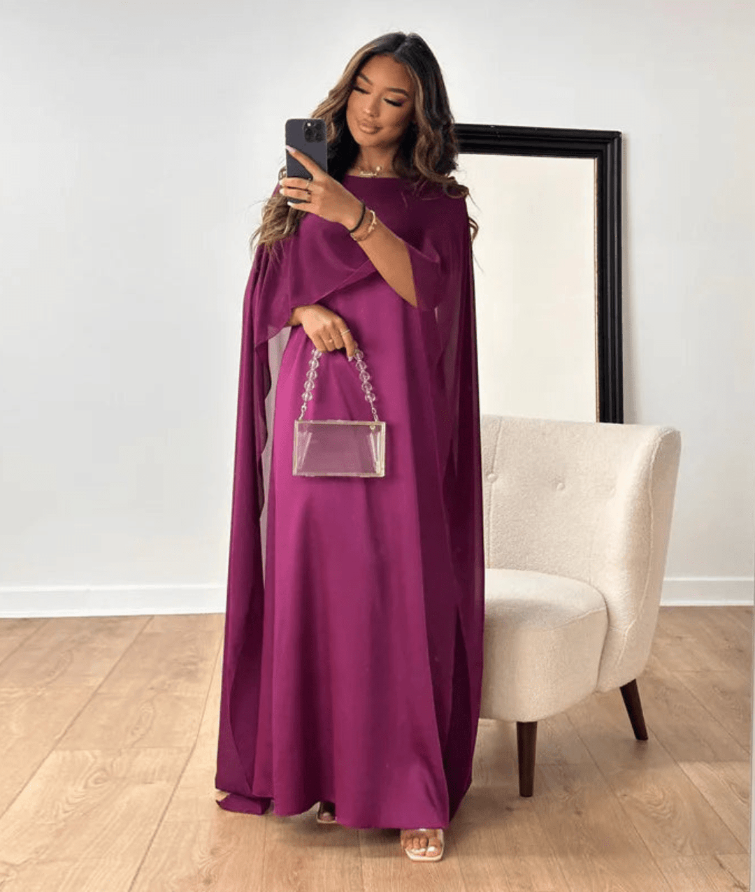 Emma | Elegant Long Sleeve Maxi Dress for Women