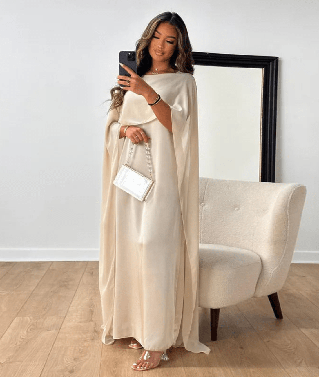 Emma | Elegant Long Sleeve Maxi Dress for Women