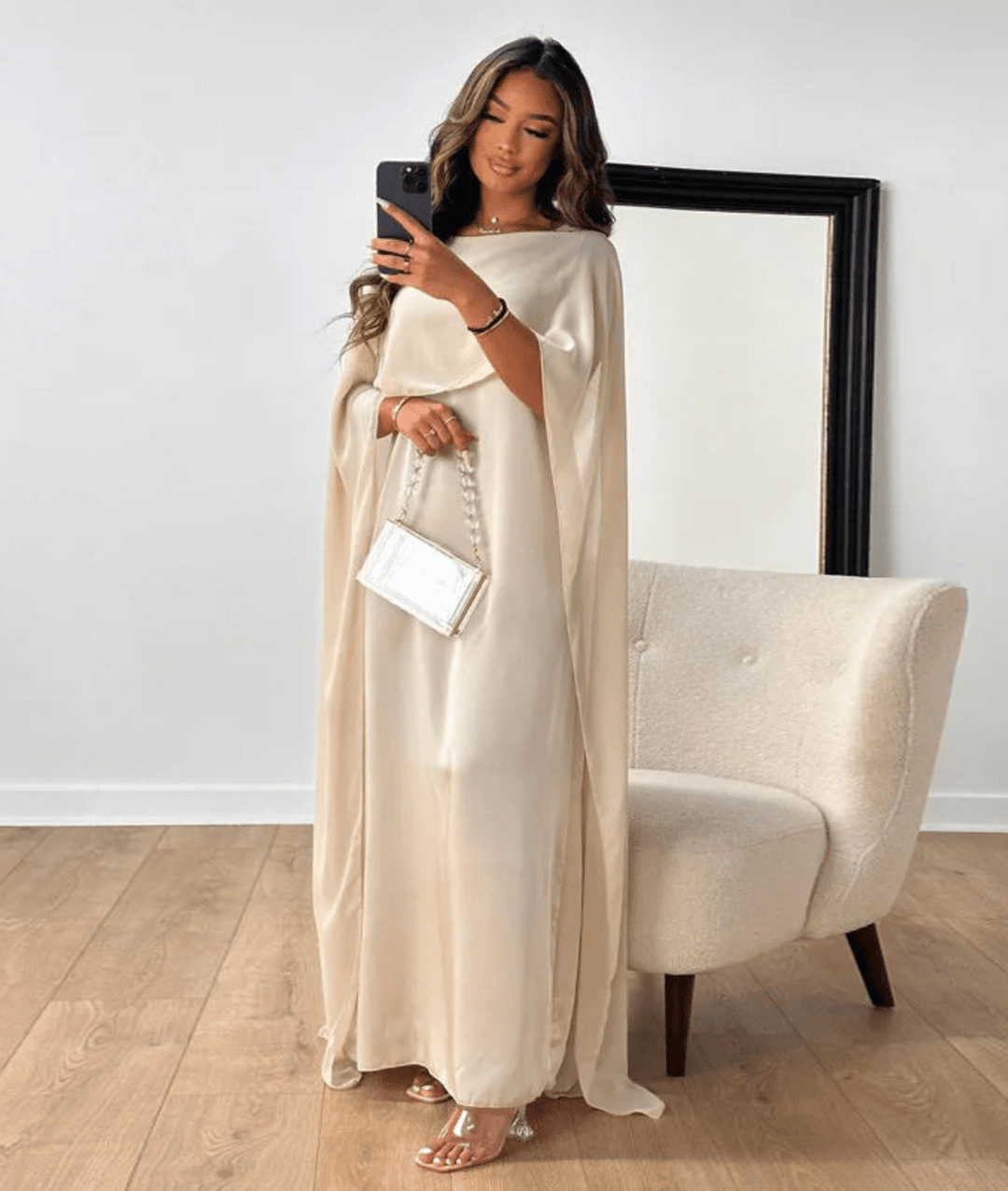 Emma | Elegant Long Sleeve Maxi Dress for Women