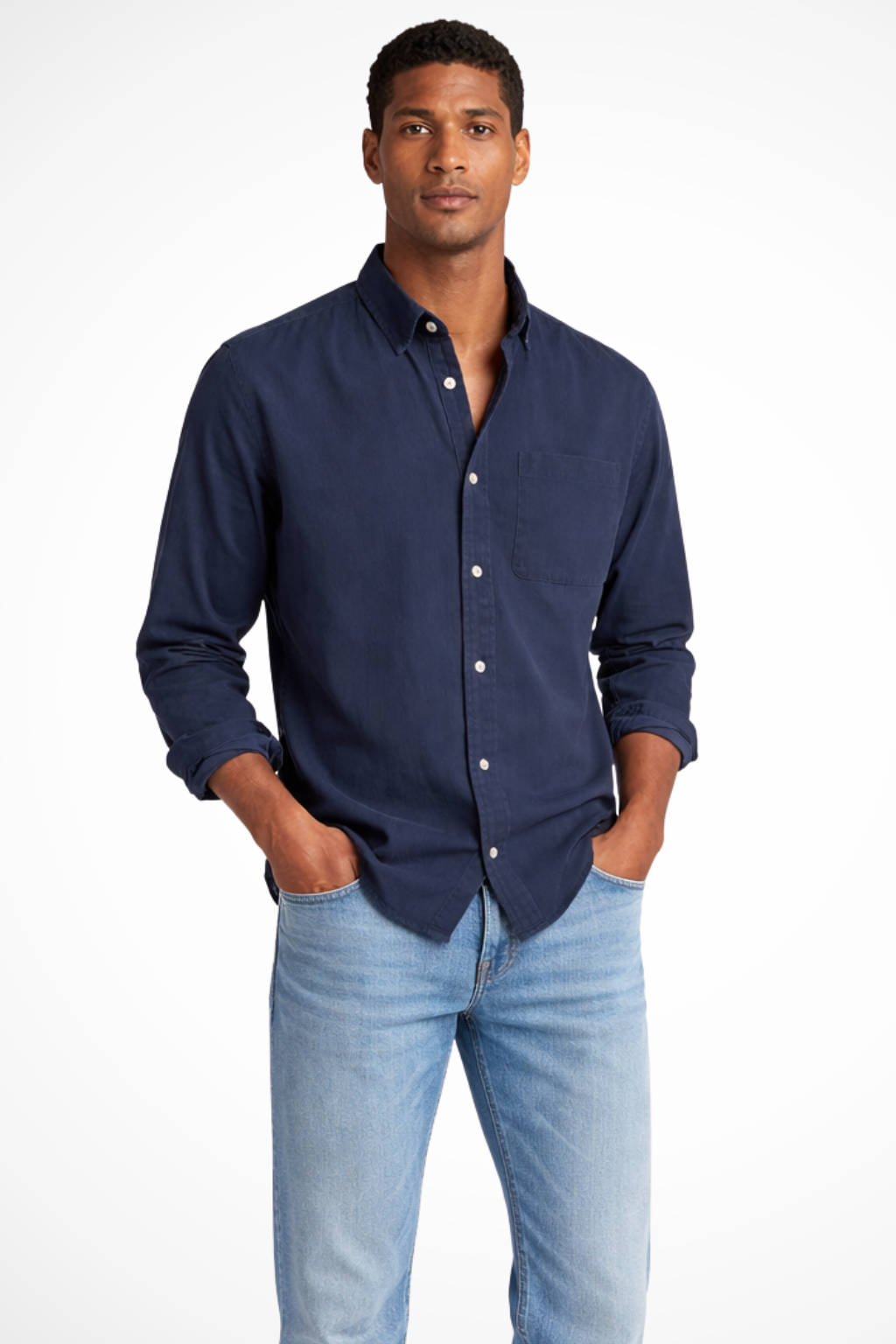 Ethan | Classic Casual Denim Men's Shirt