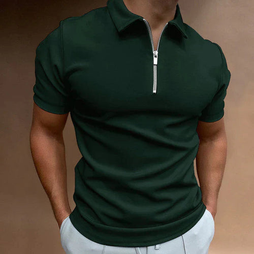 Ethan | Modern Fit Stylish Men's Polo Shirt with Zip Closure