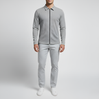 Ethan | Modern Long Sleeve Polo Shirt for Men