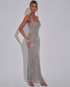 Evening Gown Women | Sequin Embellished & Open Back Glamour