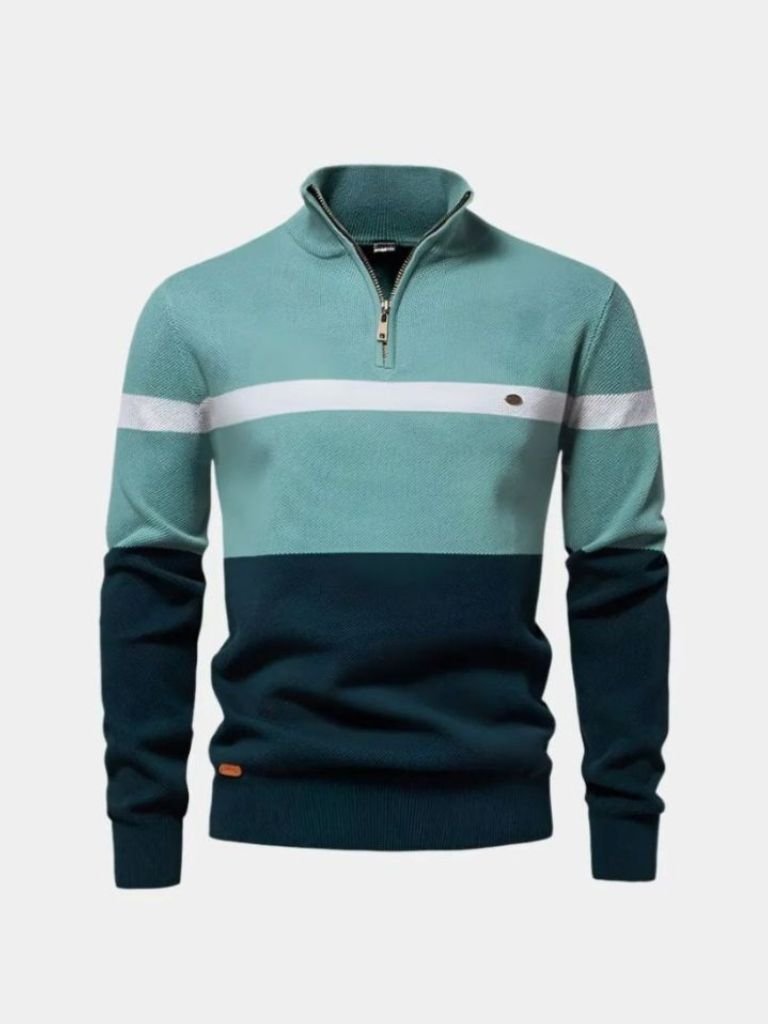 Quarter - Zip Jumper Sweater - Cross &amp; Crown - Cross &amp; Crown
