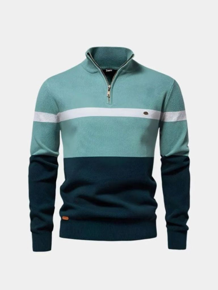 Quarter - Zip Jumper Sweater - Cross &amp; Crown - Cross &amp; Crown