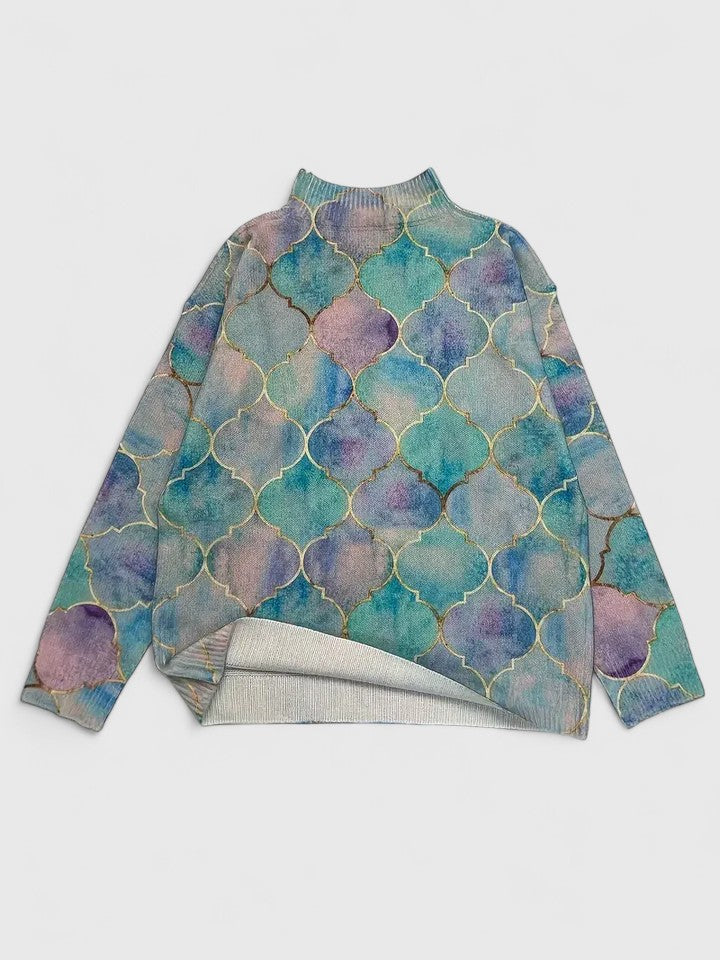 Women's Glitter Pattern Sweater | Sparkle & Comfort 2