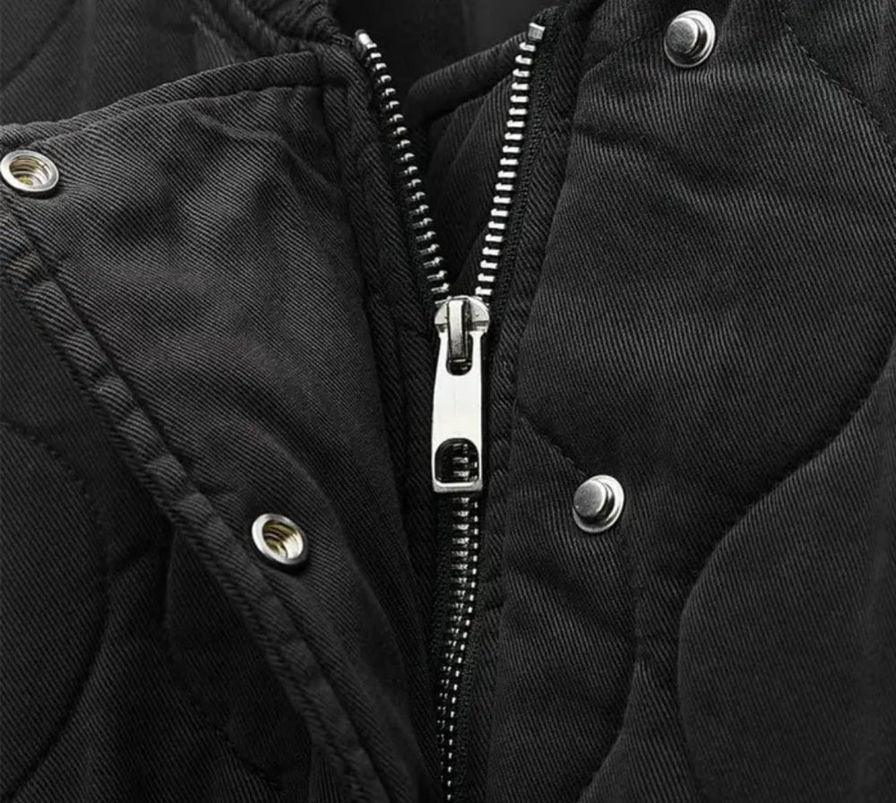 Women's Oversize Bomber Jacket | Quilted & Casual 2