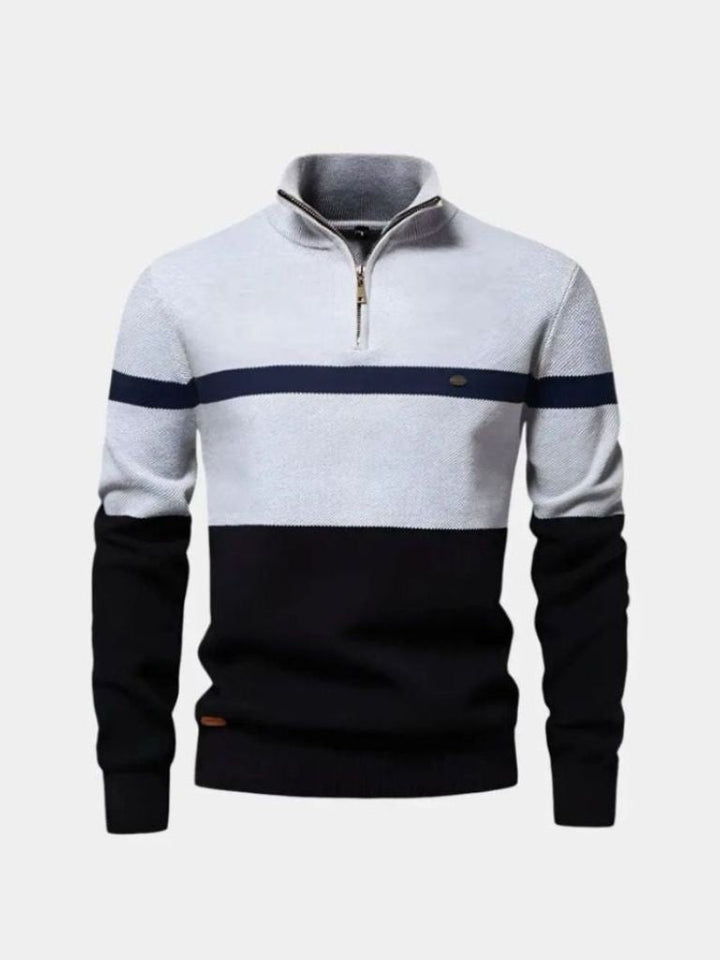 Quarter - Zip Jumper Sweater - Cross &amp; Crown - Cross &amp; Crown