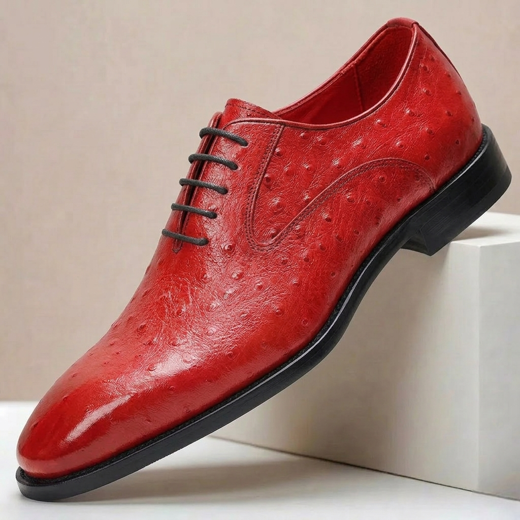 Men's Dress Shoes | Ostrich-Inspired Design 1