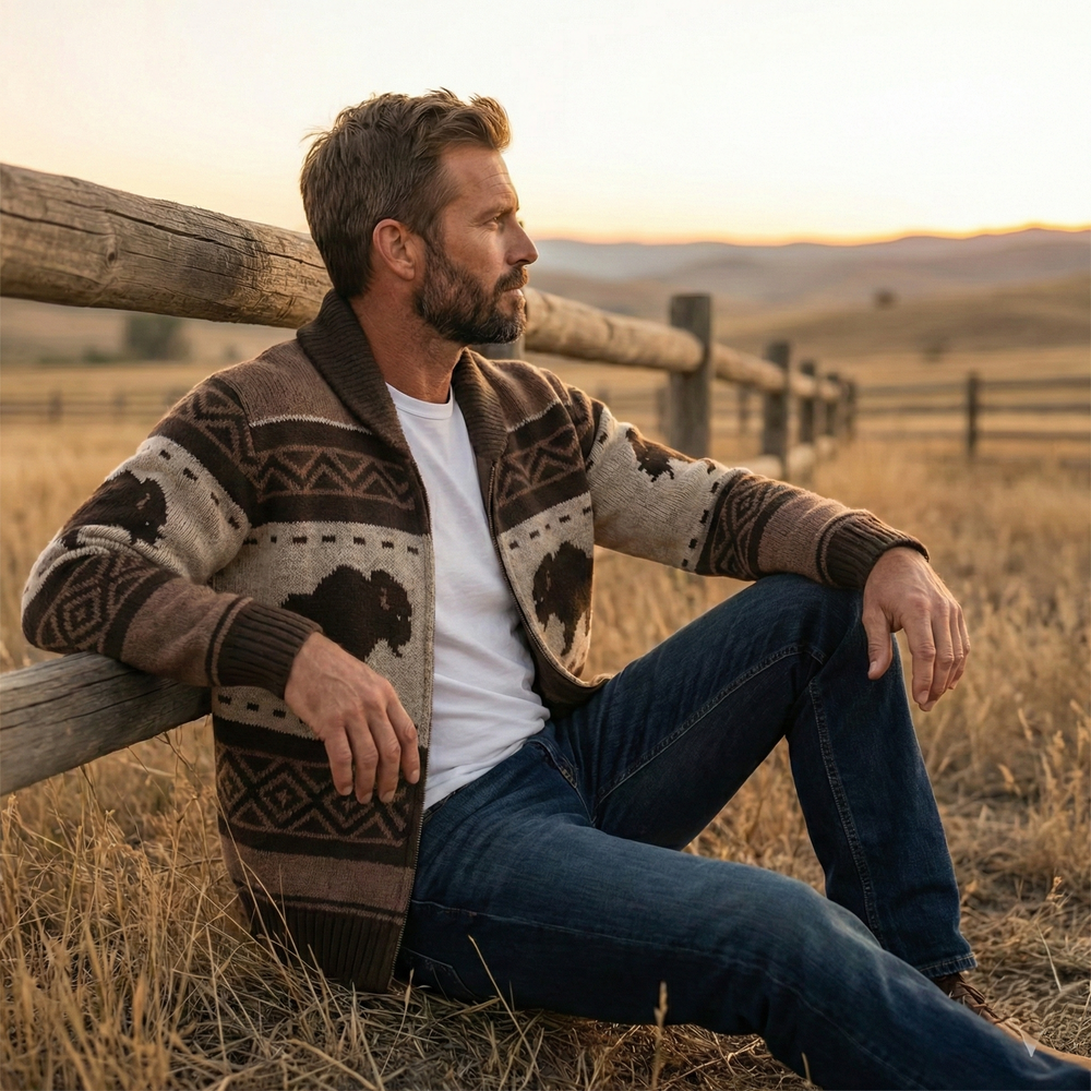 The Dakota Range Cardigan - Heston Manor