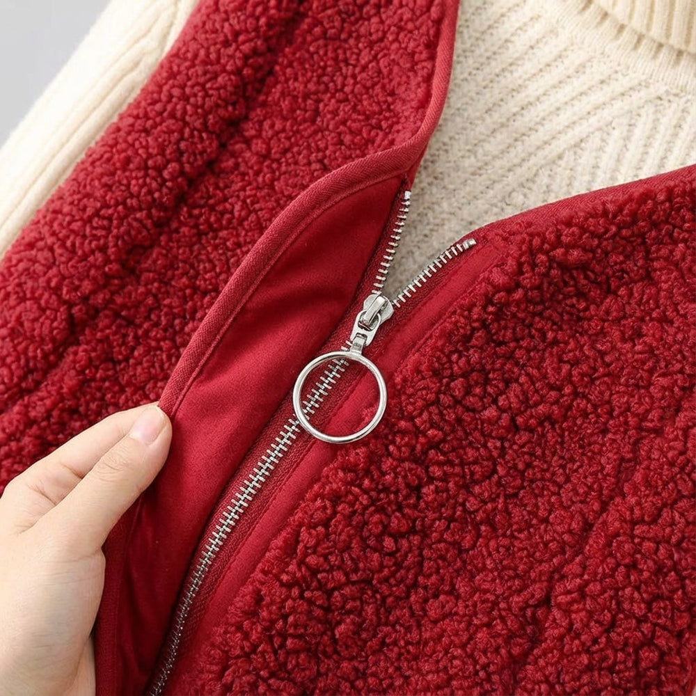 Men's V Neck Vest Warm Pockets Sleeveless Jacket Gilet 2