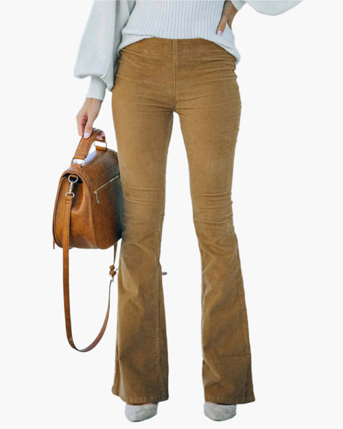 High Waist Trousers Women | Flared Leg & Timeless Retro Style