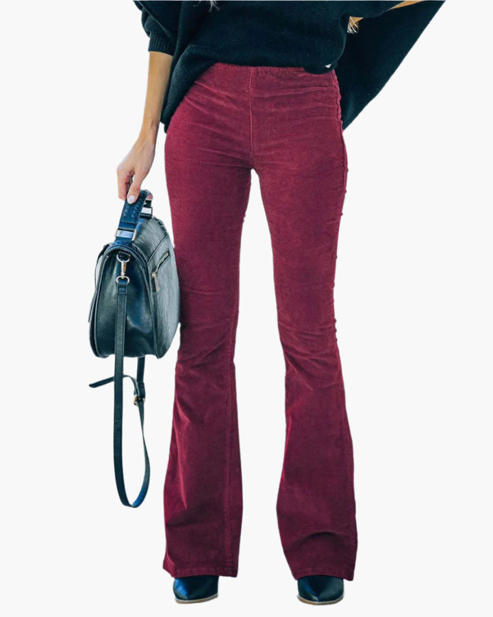 High Waist Trousers Women | Flared Leg &amp; Timeless Retro Style