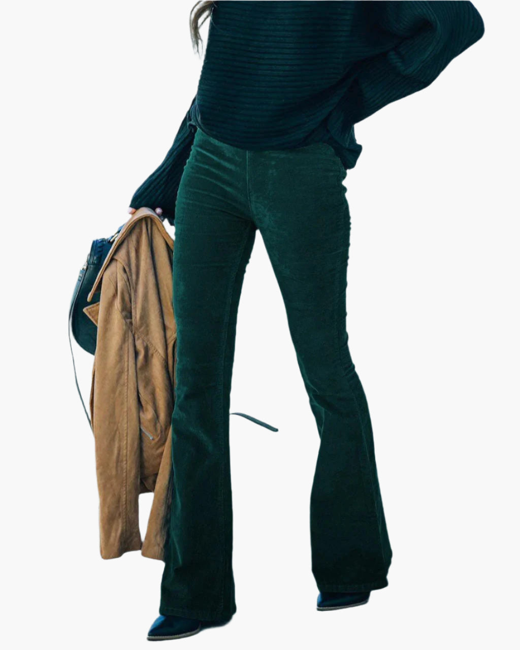 High Waist Trousers Women | Flared Leg &amp; Timeless Retro Style