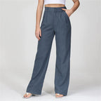 High Waisted Wide Leg Trousers Women | Elegant & Flattering Fit