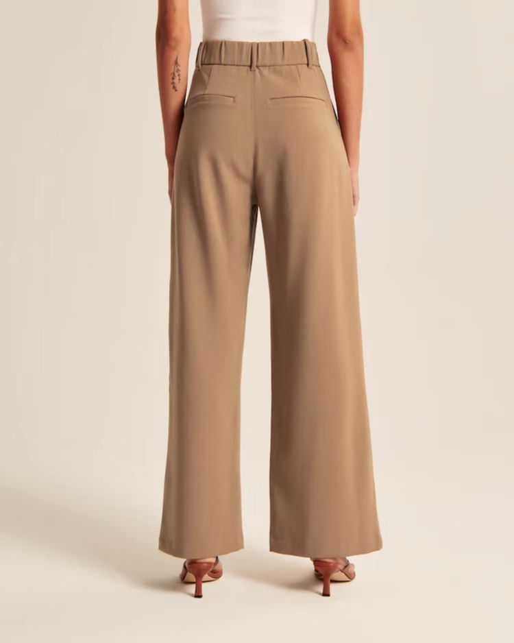 High Waisted Wide Leg Trousers Women | Elegant & Flattering Fit