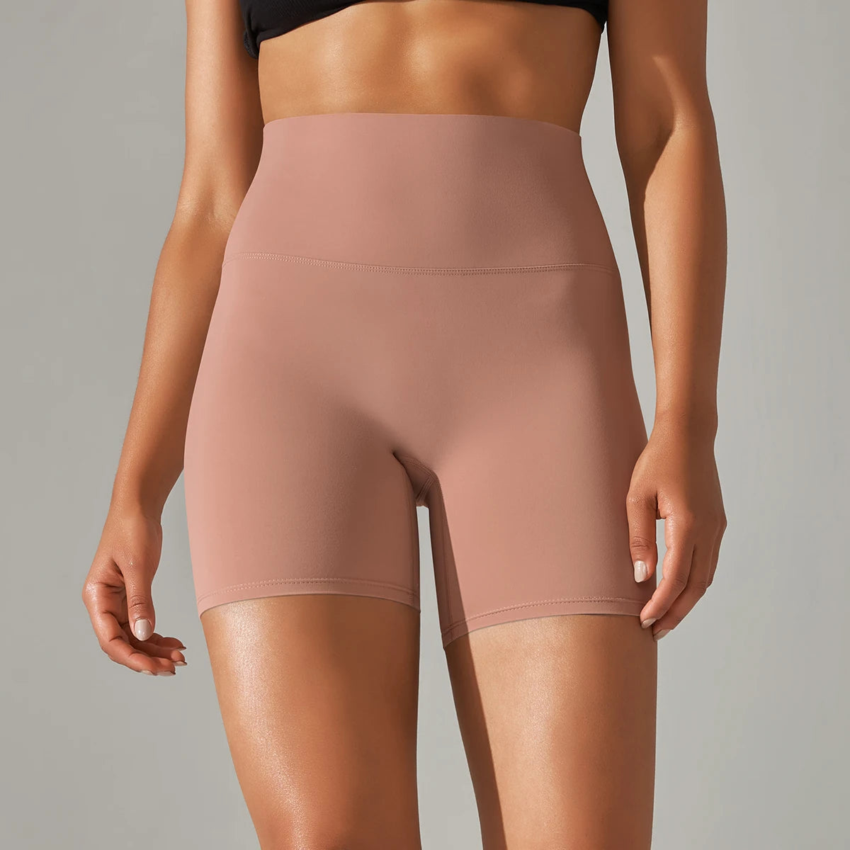 High Waist Workout Breathable Shorts 9