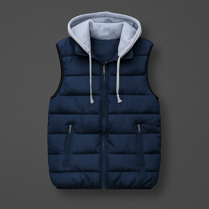 Men’s Quilted Hooded Vest - Heston Manor