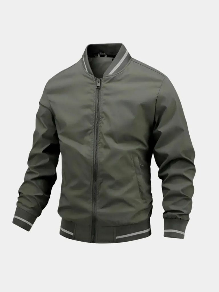 Casual Baseball Bomber Jacket - Cross &amp; Crown - Cross &amp; Crown