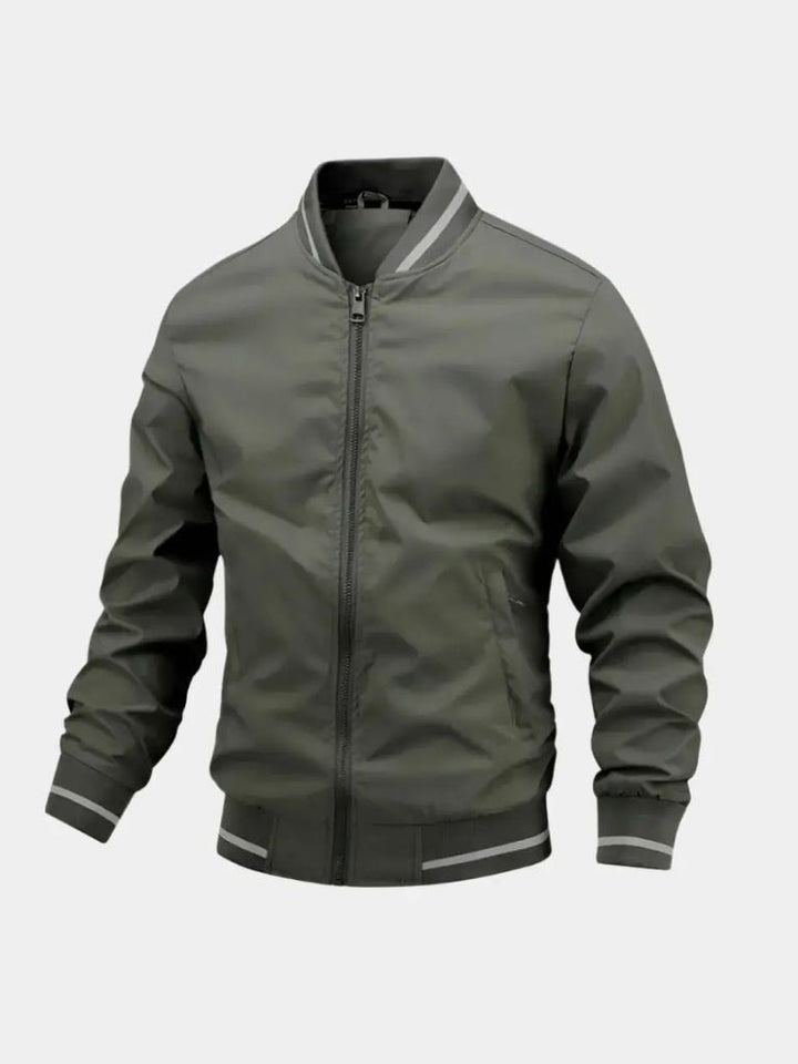 Casual Baseball Bomber Jacket - Cross &amp; Crown - Cross &amp; Crown