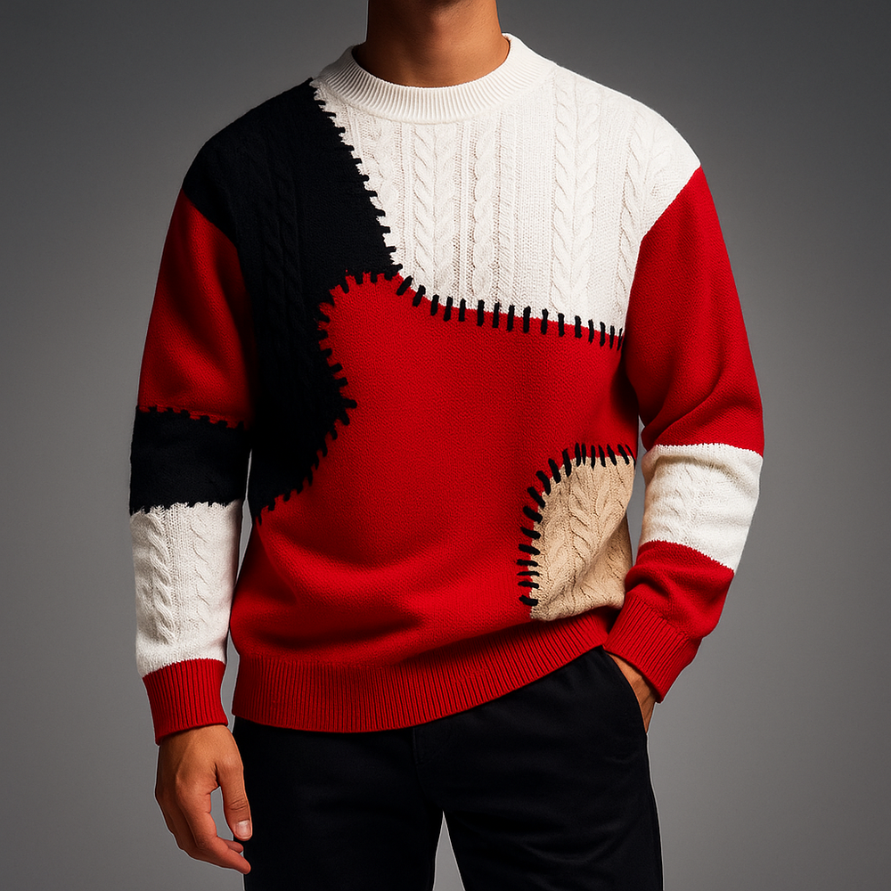Men's Textured Sweater | Modern Design & All-Day Comfort 2