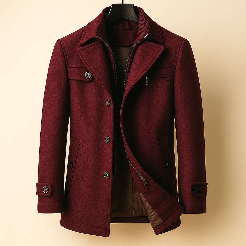 Men's Coat | Windproof & Tailored Fit 2