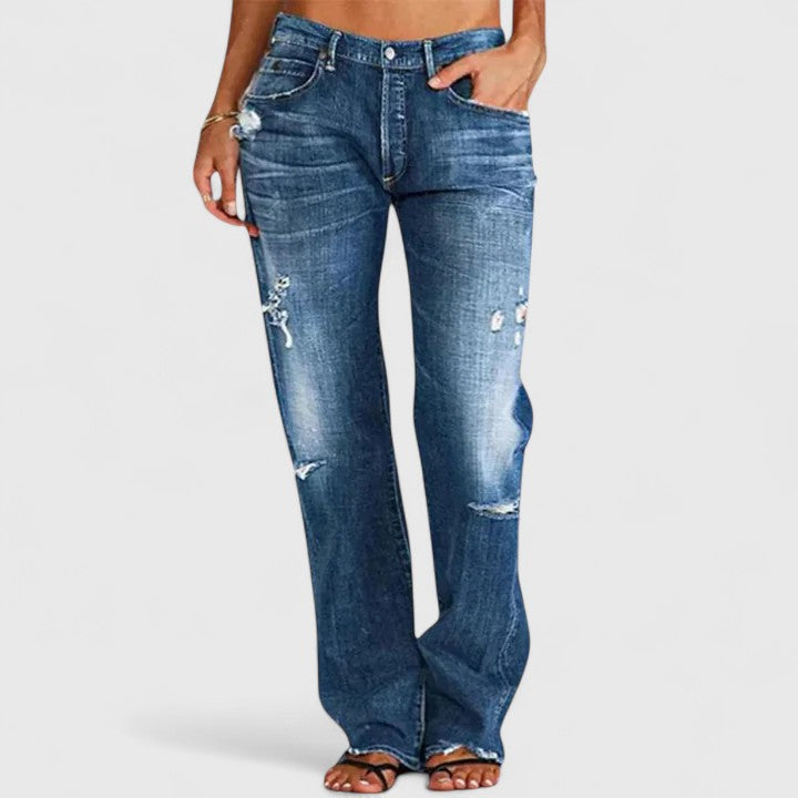 Women's Wide-Leg Jeans | Stretch Comfort & Low-Rise Fit 2