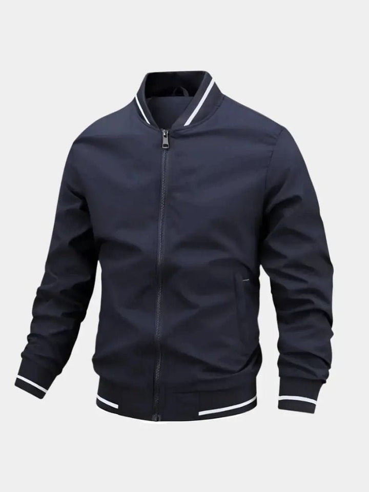 Casual Baseball Bomber Jacket - Cross &amp; Crown - Cross &amp; Crown