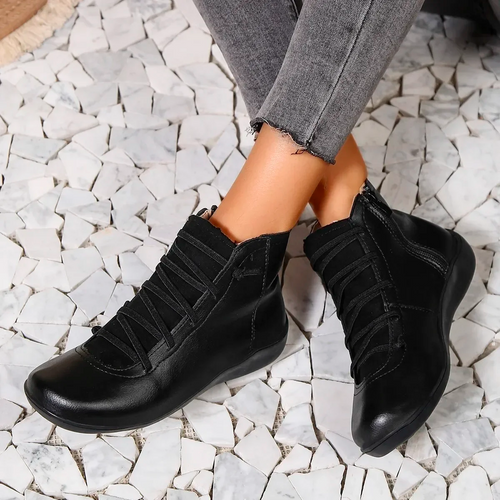 Mason | Stylish Comfortable Black Ankle Boots for Women