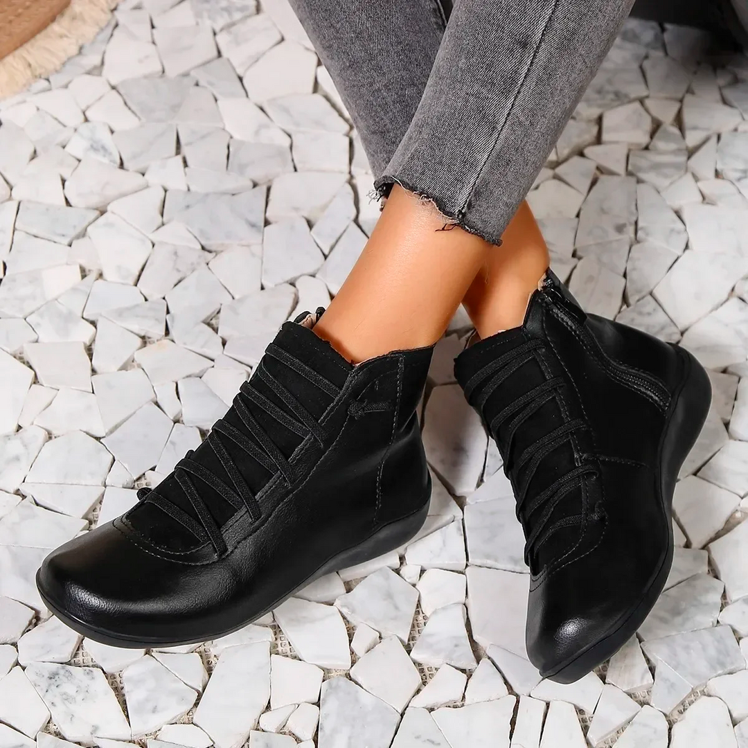 Mason | Stylish Comfortable Black Ankle Boots for Women