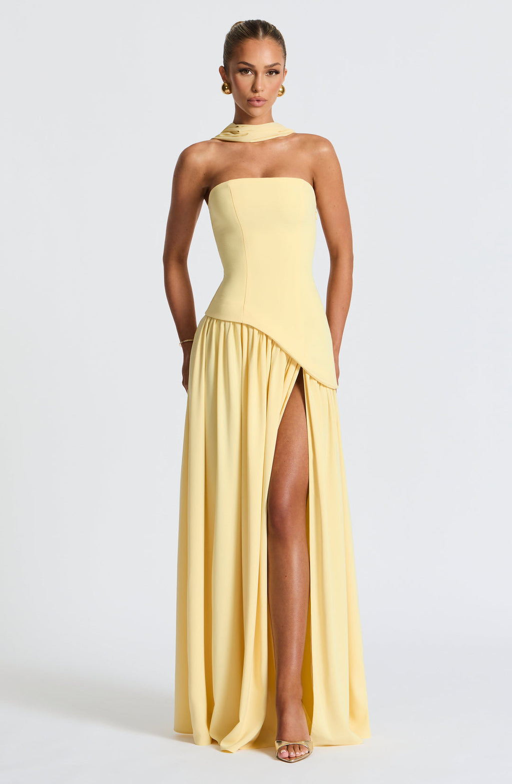 Maxi Dress Women | Strapless Draped & Glamorous Occasion Wear