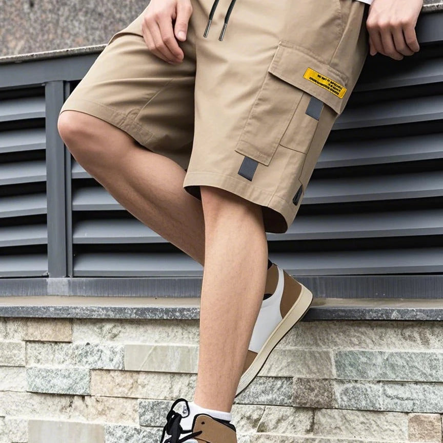 Men's Cargo Shorts | Knee-Length Cut & Functional Pockets